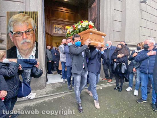 Viterbo - I funerali di Renzo Lucarini