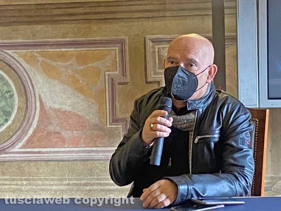 Viterbo - Donato Ferrucci alla conferenza stampa per Premio Stefano