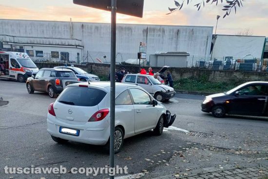 Viterbo - Scontro sulla Teverina