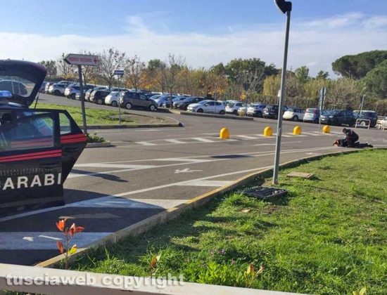 Uomo bloccato all'ospedale di Belcolle