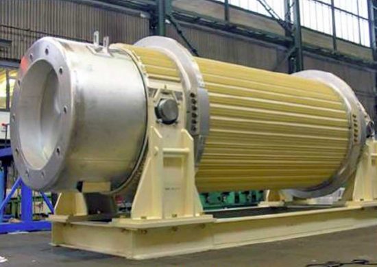 Un contenitori di rifiuti radioattivi