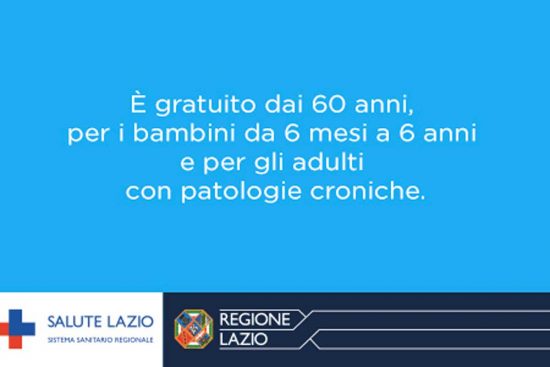 La campagna antinfluenzale della regione Lazio