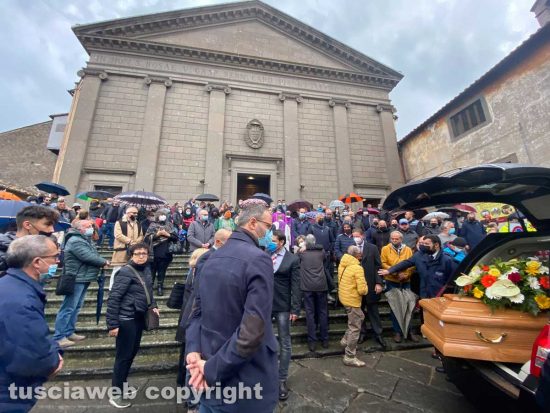 Viterbo - I funerali di Renzo Lucarini