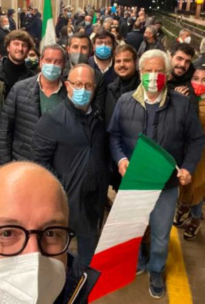Orte - Treno della memoria - Omaggio di Fratelli d'Italia al milite ignoto