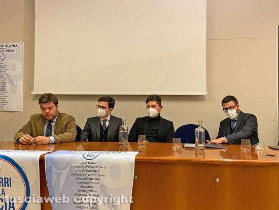 Viterbo - La conferenza stampa di Forza Italia in Provincia 