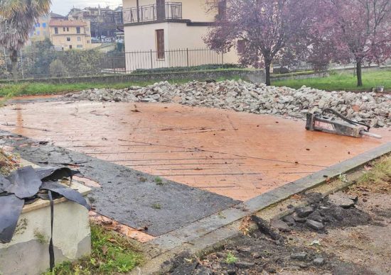 Vallerano - Lavori alla ex scuola elementare