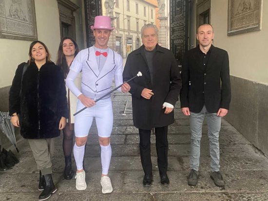 Bruno Buzzi e Il sindaco Giovanni Arena