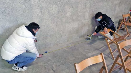 Montefiascone - Gli studenti del "Dalla Chiesa" al centro vaccinale "Le Guardie"