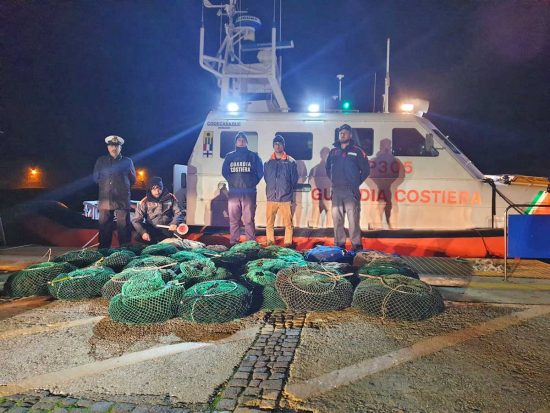 Guardia costiera Civitavecchia - Operazione Atlantide