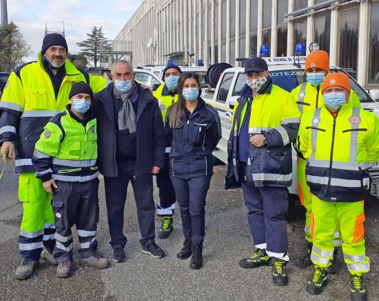 Antonio Scardozzi, Alessandro Sacripanti e il gruppo di protezione civile