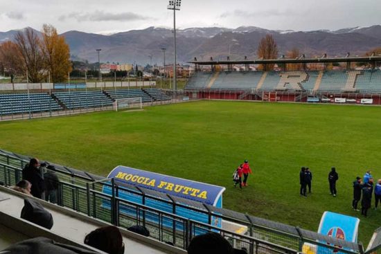Sport - Calcio - Il campo del Rieti la domenica del rinvio