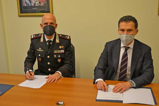 Roma - Da sinistra il generale Valerio Giardina e l’ad di Sogin Emanuele Fontani