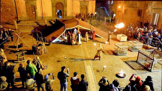 Presepe vivente a Civita di Bagnoregio