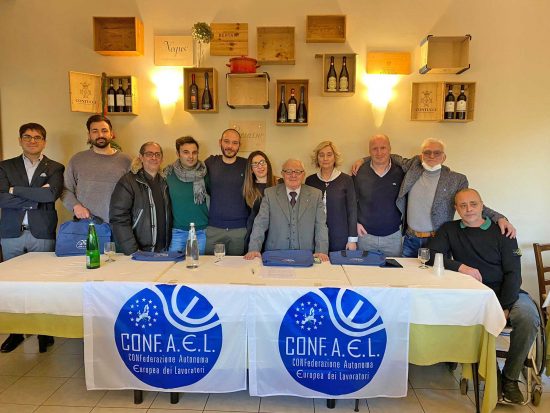 Viterbo - Riunione delle segreterie regionale e provinciale del comparto sanità della Confael 