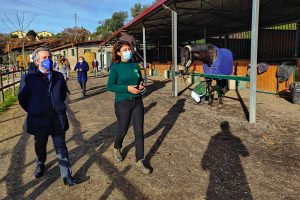 Viterbo - Francesco Battistoni all'evento "Cavalli a Natale"