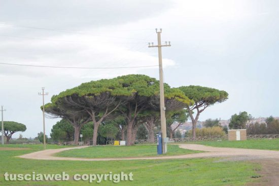 Tarquinia - Uomo trovato morto alle Saline - Il parcheggio