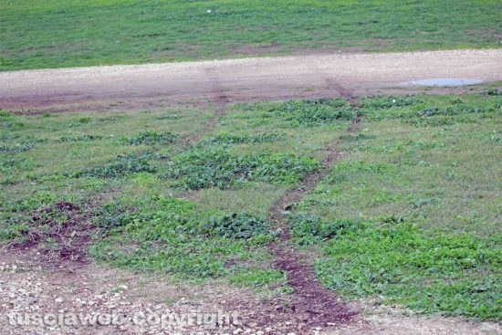 Tarquinia - Uomo trovato morto alle Saline - Il parcheggio