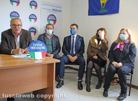 Viterbo - Elezioni provinciali - La presentazione di Tuscia Tricolore