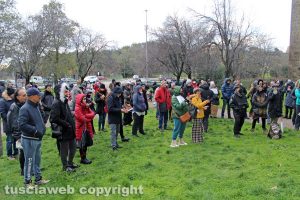 Viterbo - Manifestazione No Vax e No Green pass a valle Faul