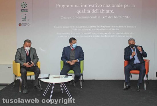 Viterbo - Presentato il progetto di riqualifica dell’edificio Santi Simone e Giuda