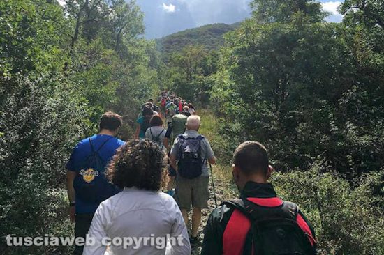 In cammino sulle vie dell’esilio di Santa Rosa