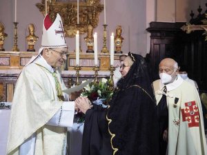 Acquapendente -  Solenne pontificale con i cavalieri dell’ordine equestre