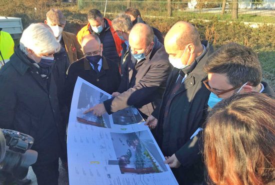 Frosinone - Zingaretti inaugura tre cantieri per migliorare la viabilità stradale