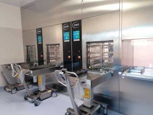 Rieti - La centrale di sterilizzazione all'ospedale De Lellis