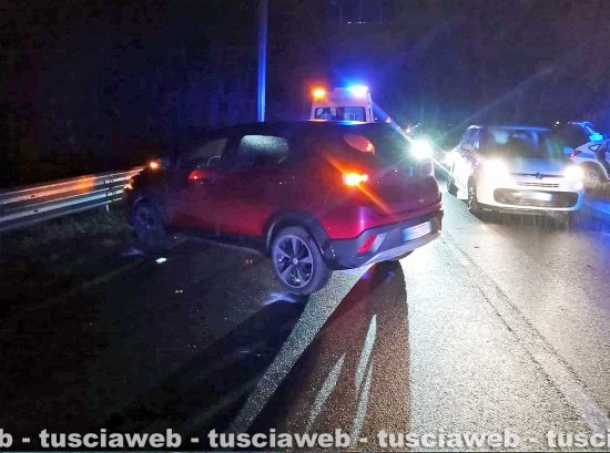 Viterbo - Incidente in strada Acquarossa