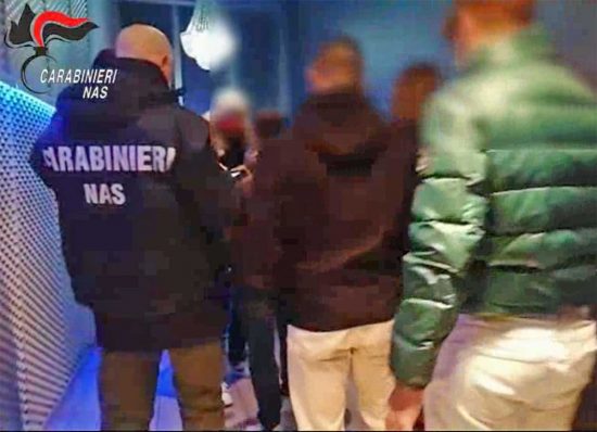 Carabinieri Nas - Super green pass - Controlli nelle discoteche