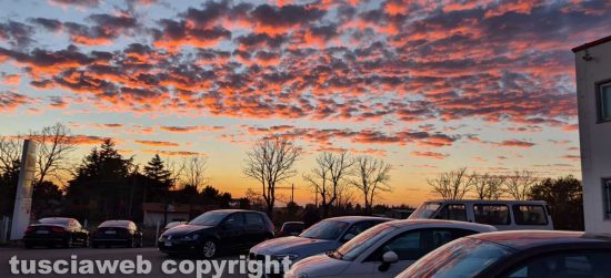 Viterbo - Il cielo del Poggino fotografato da Luciano Biritognolo