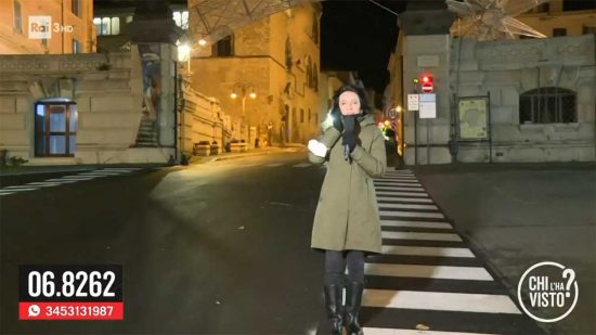 La giornalista di Chi l'ha visto aggredita a Tarquinia