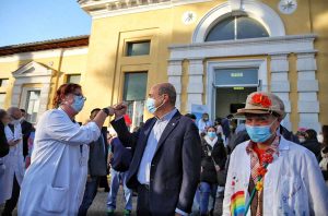 Roma - Partito dallo Spallanzani il V-day pediatrico