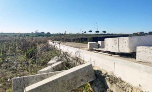 Roma - Il cantiere nella zona di Castelverde