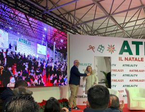 Rotelli, Meloni ad Atreju