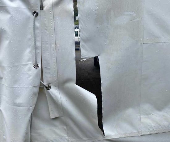 Civita Castellana - Vandalizzato tendono della CRI