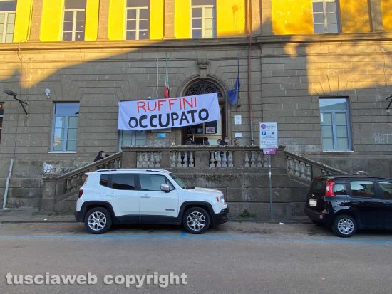 Viterbo - Liceo scientifico Ruffini occupato