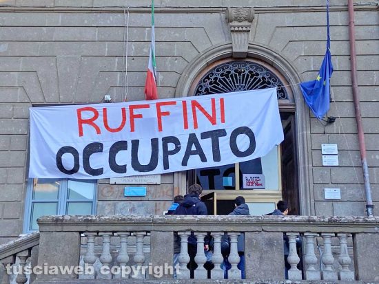 Viterbo - Liceo scientifico Ruffini occupato