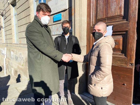 Viterbo - Liceo Ruffini occupato - Alessandro Romoli e Teresa Pianella