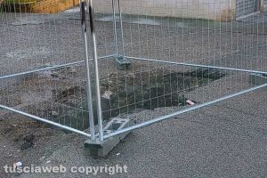 Viterbo - Una delle buche