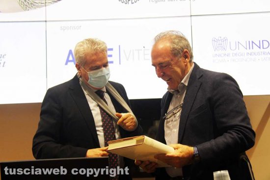 Viterbo - Il sindaco Giovanni Arena e Massimo Nava