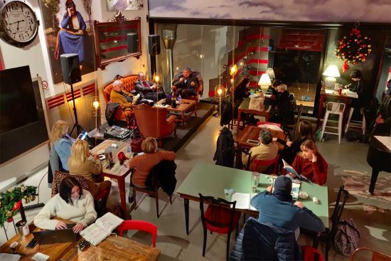 Viterbo - Uno degli eventi di ieri al teatro Caffeina