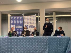 Il convegno di Fratelli D'Italia con l’europarlamentare Nicola Procaccini