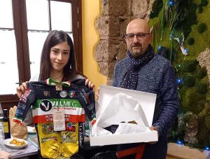 Veronica Fico con la maglia 