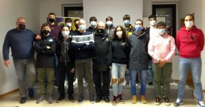 Foto di gruppo nuovi arbitri AIA Viterbo