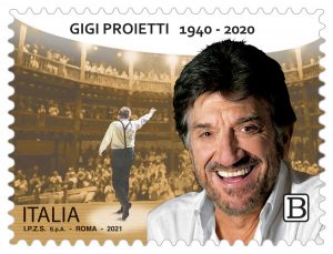 Il francobollo di Gigi Proietti