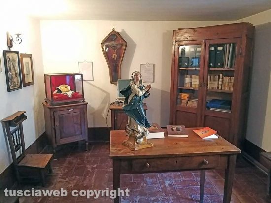 Montefiascone - La stanza di Maria Cecilia Baij nel monastero San Pietro delle Benedettine