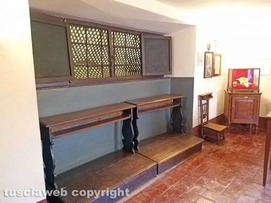 Montefiascone - La stanza di Maria Cecilia Baij nel monastero San Pietro delle Benedettine