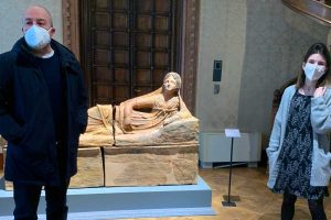 Venezia - Mauro Rotelli alla mostra "Massimo Campigli e gli Etruschi: una pagana felicità"