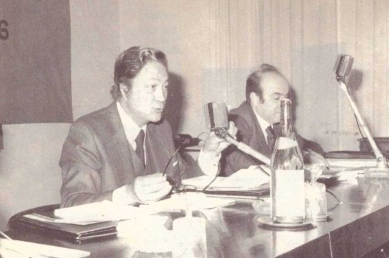 Enrico Vismara con Italo Arieti